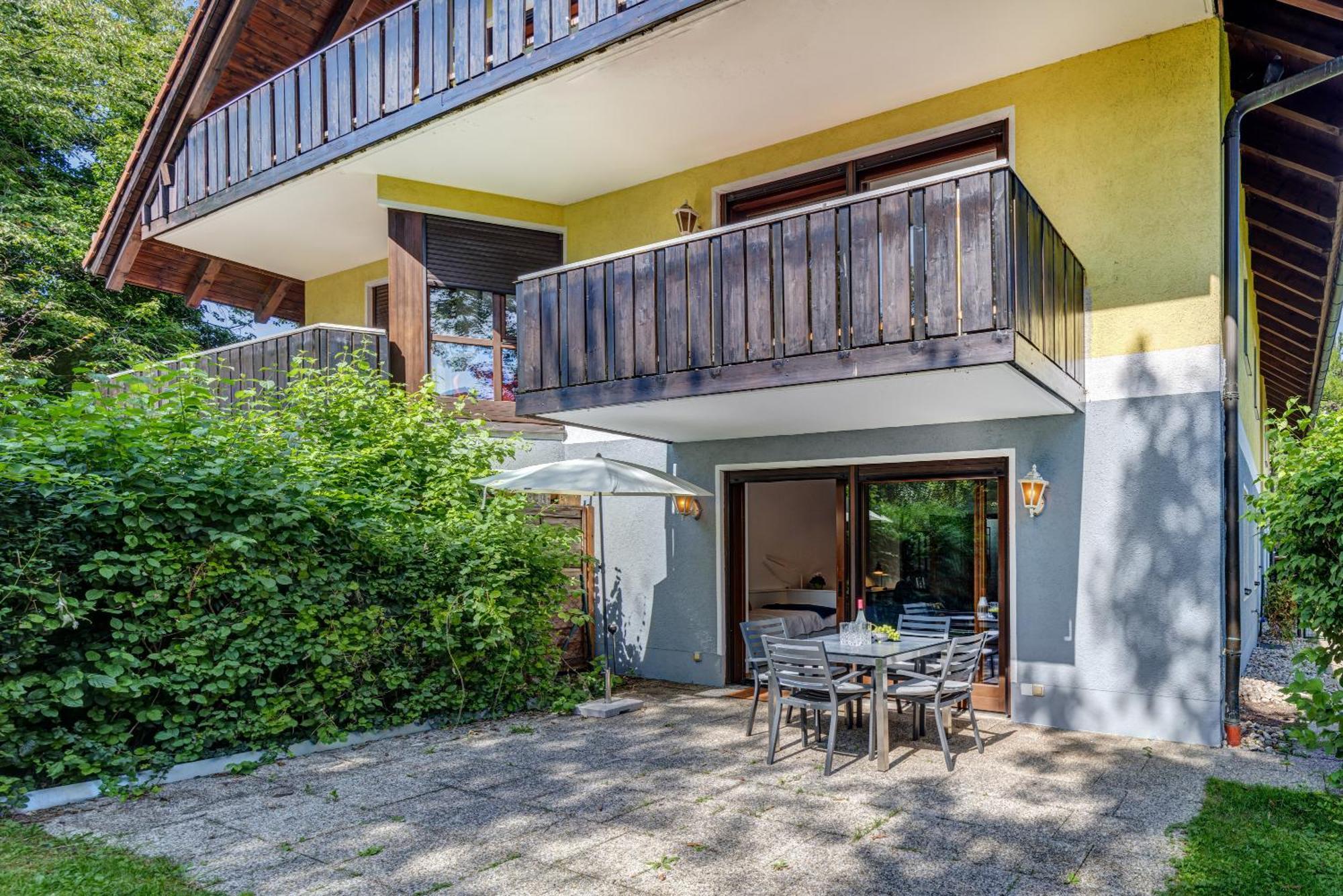 Moderne Maisonette Mit Garten Унтершлайсхайм Экстерьер фото