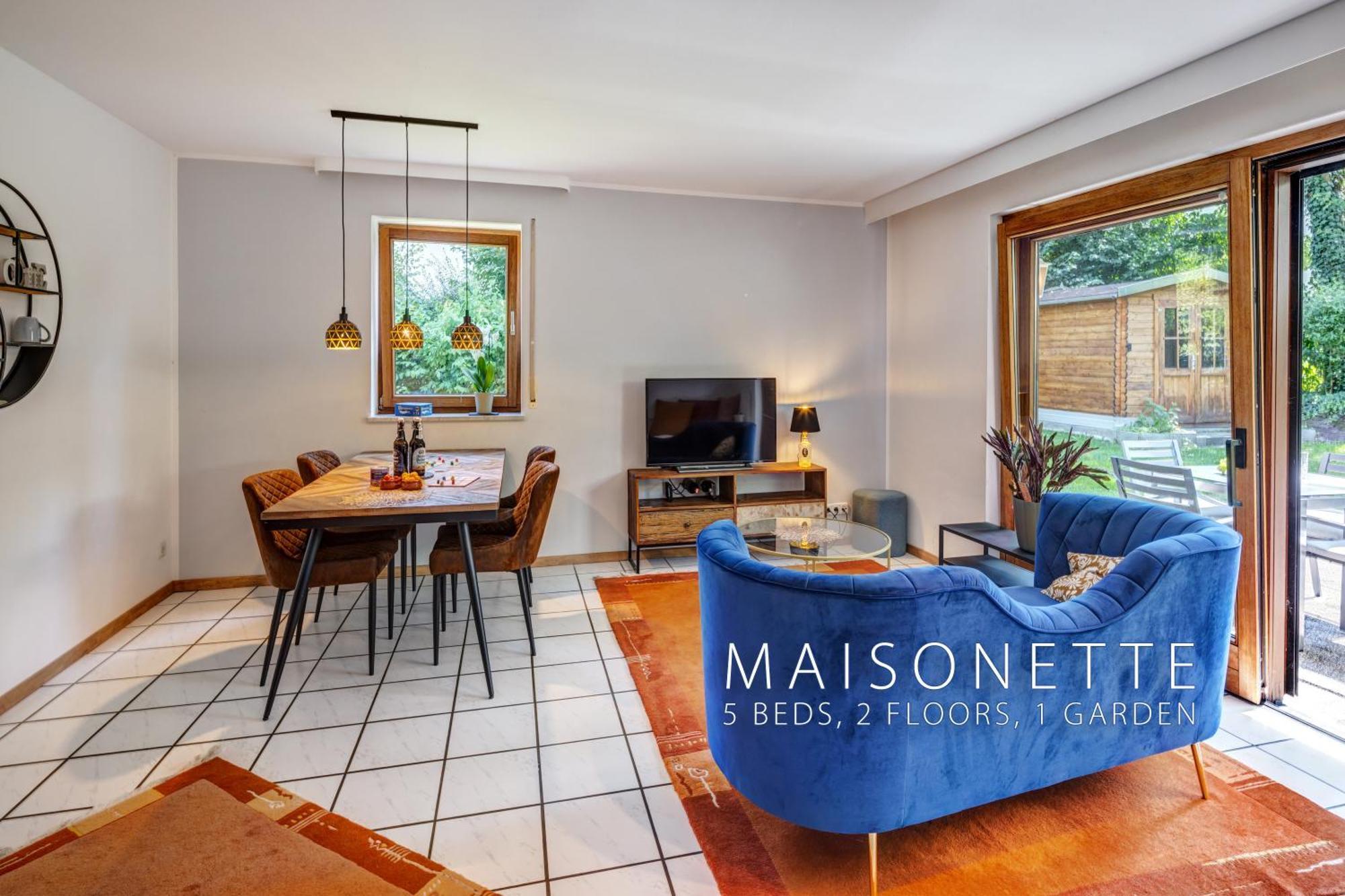 Moderne Maisonette Mit Garten Унтершлайсхайм Экстерьер фото